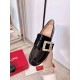 Replica Roger Vivier Viv Rangers Strass Buckle Loafers in Black Patent Leather UK replica Roger Vivier Viv Rangers Strass Buckle Loafers in Black Patent Leather UK