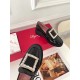 replica Roger Vivier Viv Rangers Strass Loafers In Black Patent Leather UK