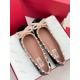 Replica Valentino Rockstud Ballerina In Black Patent Leather Uk - 2475 - Buddha Luxury
