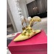 Replica Valentino 2528 V818 Buddha Luxury Replica Valentino Roman Stud Ballet Flats In Yellow Calfskin Uk - 2528 - Buddha Luxury