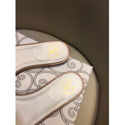 Valentino VLogo Signature Flat Slides In White Calfskin UK Valentino VLogo Signature Flat Slides In White Calfskin UK