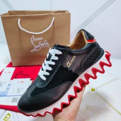 Christian Louboutin Trainers Loubishark In Black Leather Uk Christian Louboutin Trainers Loubishark In Black Leather Uk