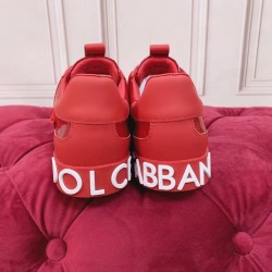 Dolce & Gabbana Dolce & Gabbana Custom Red Patent Low Top Trainers Striking Dolce & Gabbana Dolce & Gabbana Custom Red Patent Low Top Trainers Striking