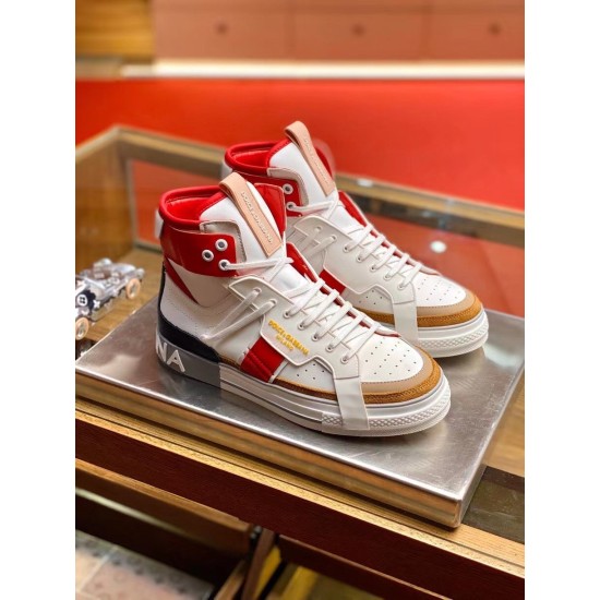 replica dolce & gabbanared custom 2.zero high-top sneakers uk