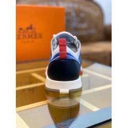 Hermes Addict Bicolour Knit Blue Trainers Hermes Addict Bicolour Knit Blue Trainers