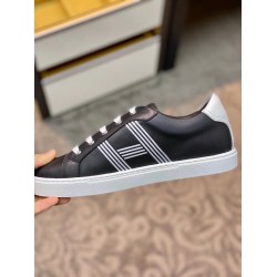 Hermes Avantage Black Calfskin Leather Trainers Hermes Avantage Black Calfskin Leather Trainers
