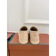 replica loro pianasummer charms walk loafers in beige suede leather uk