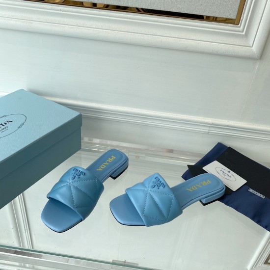 Replica pradaslides sandals in light blue nappa leather uk replica pradaslides sandals in light blue nappa leather uk