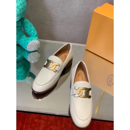 Replica Todscuoio Loafers In White Calfskin Uk - 2626 - Buddha Luxury