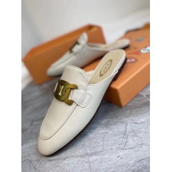 Tod'smules In White Smooth Calfskin Uk Tod'smules In White Smooth Calfskin Uk