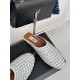 replica Alaia Mules in White Lambskin with Strass UK