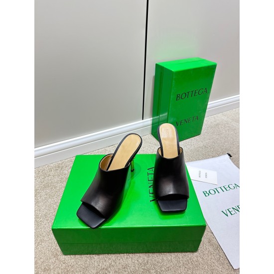 Replica Bottega Veneta 2927 BV1406 Buddha Luxury Replica Bottega Veneta Knot Mules 90Mm In Black Lambskin Uk - 2927 - Buddha Luxury