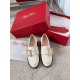 Replica Roger Vivier Viv Rangers Strass Buckle Loafers in White Patent Leather UK replica Roger Vivier Viv Rangers Strass Buckle Loafers in White Patent Leather UK