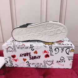 Dolce & Gabbana Dolce & Gabbana Custom Leather Low-Top Trainers Sleek Dolce & Gabbana Dolce & Gabbana Custom Leather Low-Top Trainers Sleek