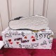 Dolce & Gabbana Custom 2.Zero Outer Sole Detail in black and white Underside view showing white rubber sole with floral pattern and logo tread in black and white