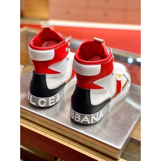 replica dolce & gabbanared custom 2.zero high-top sneakers uk