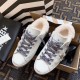 Replica Golden Goose 2229 GG75 Buddha Luxury Replica Golden Goose Trainers Super-Star Shearling With Leopard Laces Uk - 2229 - Buddha Luxury
