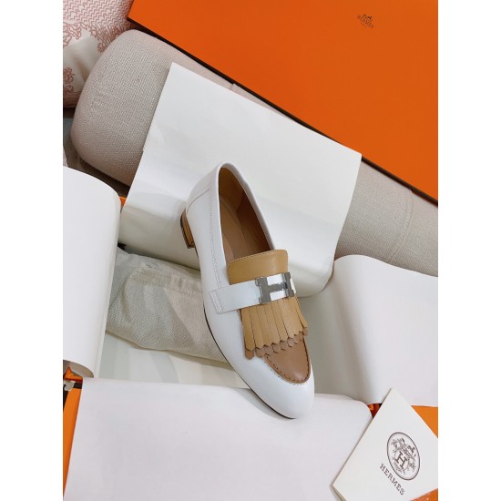 replica hermesroyal loafers in multicolor calfksin uk