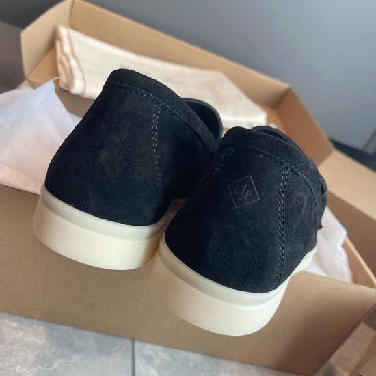 Replica loro pianasummer charms walk loafers in black suede leather uk replica loro pianasummer charms walk loafers in black suede leather uk