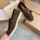 Replica loro pianasummer charms walk loafers in olive suede leather uk replica loro pianasummer charms walk loafers in olive suede leather uk