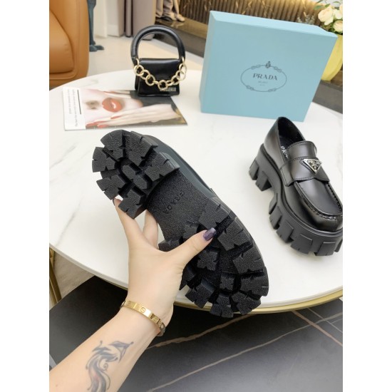 Replica pradamonolith loafers in black brushed leather uk replica pradamonolith loafers in black brushed leather uk