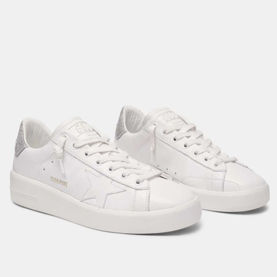 Replica Golden Goose 2264 GG80 Buddha Luxury Replica Golden Goose Trainers Purestar With Glitter Heel Uk - 2264 - Buddha Luxury