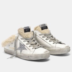 Golden Goose Trainers Super-Star Sabots With Shearling-Lined Uk Golden Goose Trainers Super-Star Sabots With Shearling-Lined Uk