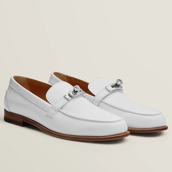 Replica Hermesdestin Loafers In White Leather Uk - 2553 - Buddha Luxury Replica Hermesdestin Loafers In White Leather Uk - 2553 - Buddha Luxury