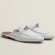 Replica Hermes 2951 H1814 Buddha Luxury Replica Hermesoz Mules In White Leather Uk - 2951 - Buddha Luxury