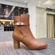 Replica Hermes Frenchie 50mm Ankle Boots In Brown Calfskin UK replica Hermes Frenchie 50mm Ankle Boots In Brown Calfskin UK