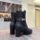 Replica Hermes Frenchie 50Mm Ankle Boots In Black Calfskin Uk - 3057 - Buddha Luxury