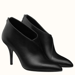 Hermes Virginia Ankle Boot In Black Leather UK