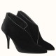 Replica Hermes Virginia Ankle Boots In Black Velvet Uk - 3027 - Buddha Luxury
