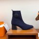 Replica Hermes 3028 H423 Buddha Luxury Replica Hermes Volver 60 Ankle Boot In Blue Knit Uk - 3028 - Buddha Luxury