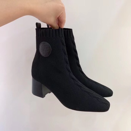 Replica Hermes Volver 60 Ankle Boot In Black Knit UK replica Hermes Volver 60 Ankle Boot In Black Knit UK