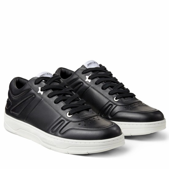 Replica Jimmy Choo 2410 JC554 Buddha Luxury Replica Jimmy Choo Hawaii Trainers In Black Leather Uk - 2410 - Buddha Luxury