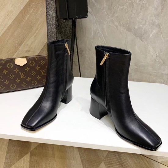 Replica Jimmy Choo Bryelle 65Mm Ankle Boots In Black Leather Uk - 3032 - Buddha Luxury