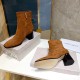 Replica Jimmy Choo 3034 JC537 Buddha Luxury Replica Jimmy Choo Bryelle 65Mm Ankle Boots In Brown Suede Uk - 3034 - Buddha Luxury