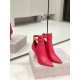 Replica Jimmy Choo 3086 JC1605 Buddha Luxury Replica Jimmy Choo Nell Ankle Boots 85Mm In Red Leather Uk - 3086 - Buddha Luxury