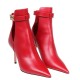 Replica Jimmy Choo 3086 JC1605 Buddha Luxury Replica Jimmy Choo Nell Ankle Boots 85Mm In Red Leather Uk - 3086 - Buddha Luxury