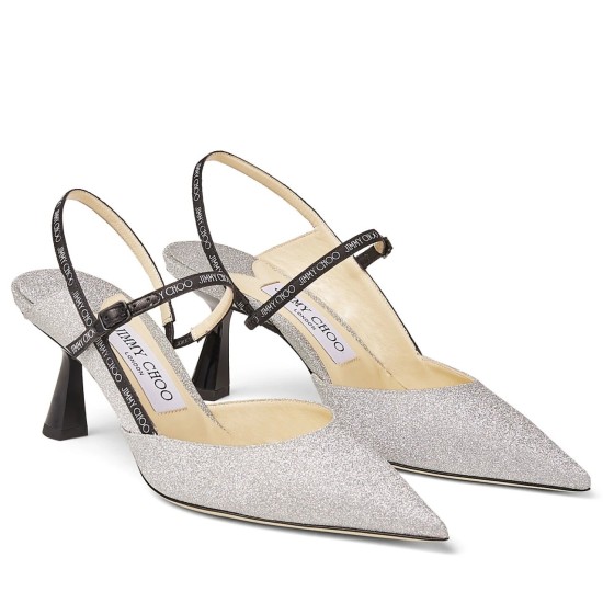 Replica Jimmy Choo Ray 65mm Slingback Pumps In Glitter UK replica Jimmy Choo Ray 65mm Slingback Pumps In Glitter UK