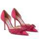 Replica Jimmy Choo Kaitence 85mm Pumps In Fuchsia Suede Leather UK replica Jimmy Choo Kaitence 85mm Pumps In Fuchsia Suede Leather UK