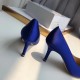 replica Manolo Blahnik Hangisi 70 Pumps In Blue Satin UK