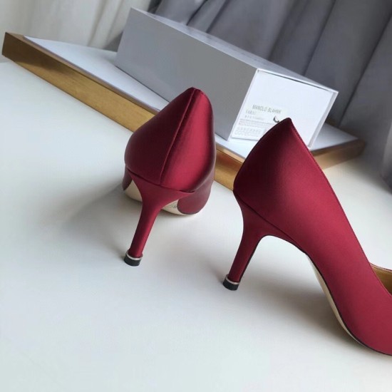 Replica Manolo Blahnik Hangisi 70 Pumps In Bordeaux Satin UK replica Manolo Blahnik Hangisi 70 Pumps In Bordeaux Satin UK
