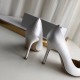 Replica Manolo Blahnik 3193 MB313 Buddha Luxury Replica Manolo Blahnik Hangisi 105 Pumps In White Satin Uk - 3193 - Buddha Luxury