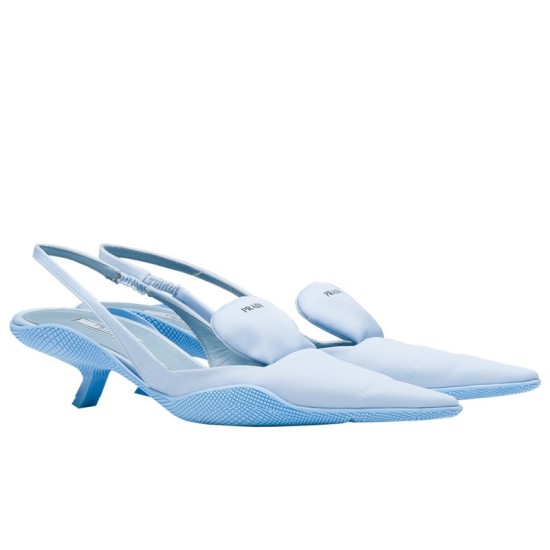 Replica Prada Gabardine Slingback Pumps In Light Blue Nylon UK replica Prada Gabardine Slingback Pumps In Light Blue Nylon UK
