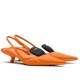 Replica Prada Gabardine Slingback Pumps In Orange Nylon UK replica Prada Gabardine Slingback Pumps In Orange Nylon UK