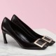 Replica Roger Vivier Belle Vivier Trompette 70mm Pumps In Black Calfskin UK replica Roger Vivier Belle Vivier Trompette 70mm Pumps In Black Calfskin UK