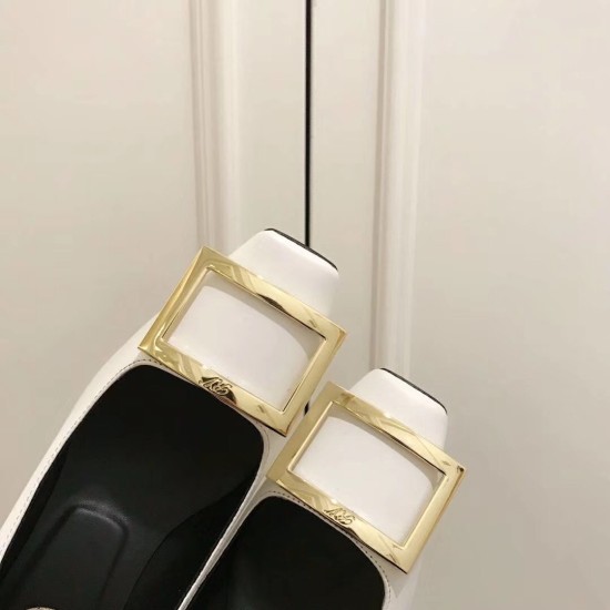 Replica Roger Vivier Belle Vivier Trompette 70mm Pumps In White Calfskin UK replica Roger Vivier Belle Vivier Trompette 70mm Pumps In White Calfskin UK