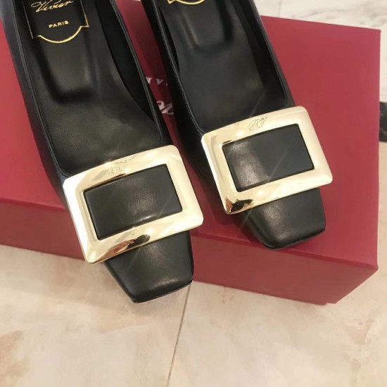 Replica Roger Vivier 3131 RV150 Buddha Luxury Replica Roger Vivier Belle Vivier 45Mm Pumps In Black Calfskin Uk - 3131 - Buddha Luxury
